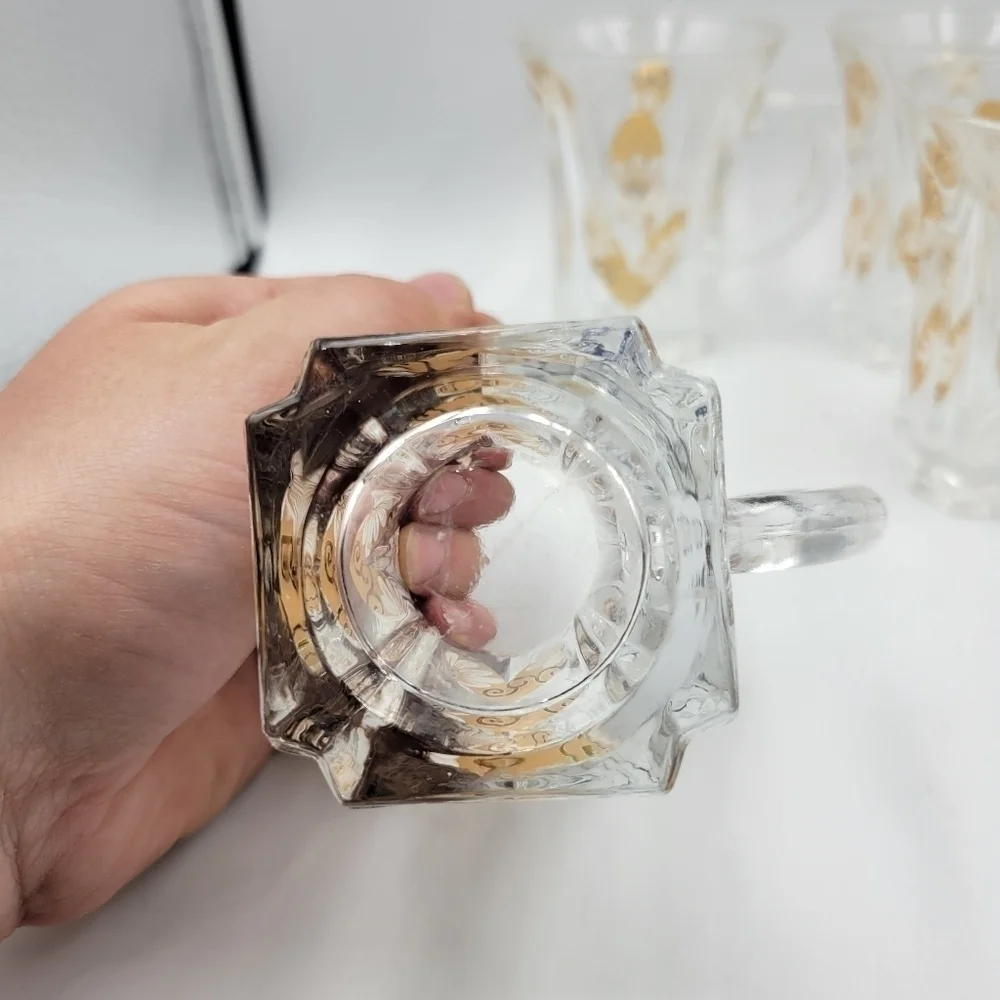Vintage Alpine Cuisine Cheers Glass Set - set of 4